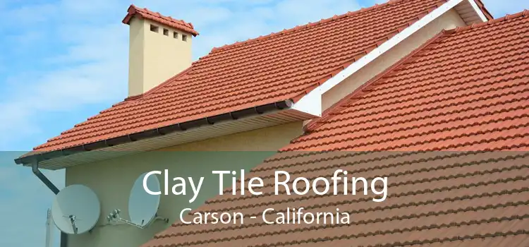 Clay Tile Roofing Carson - California