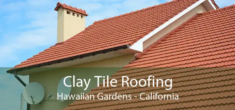 Clay Tile Roofing Hawaiian Gardens - California