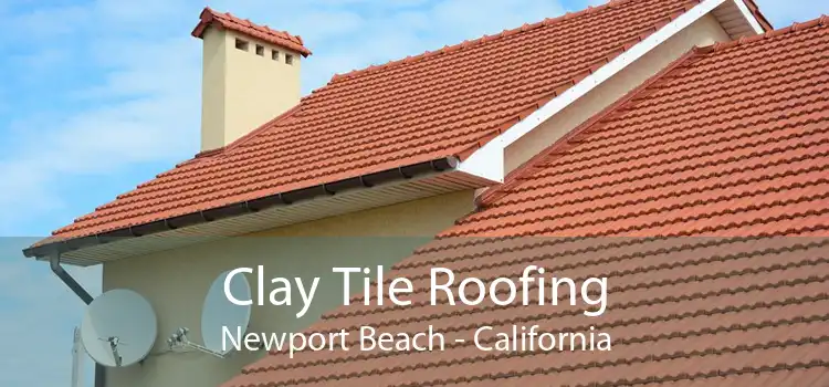 Clay Tile Roofing Newport Beach - California