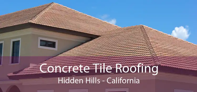 Concrete Tile Roofing Hidden Hills - California