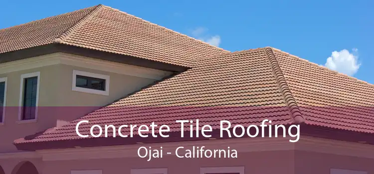 Concrete Tile Roofing Ojai - California