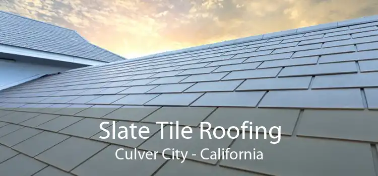 Slate Tile Roofing Culver City - California