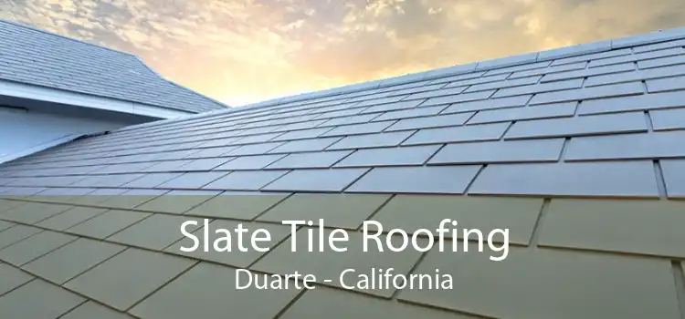 Slate Tile Roofing Duarte - California