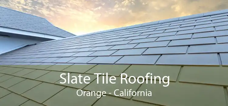 Slate Tile Roofing Orange - California