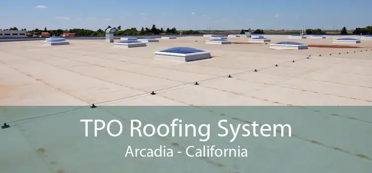 TPO Roofing System Arcadia - California