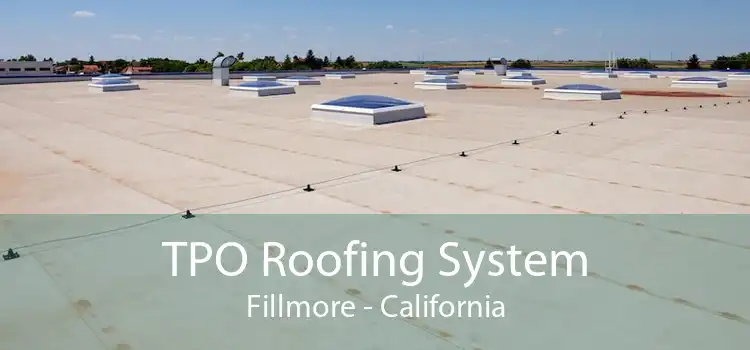 TPO Roofing System Fillmore - California