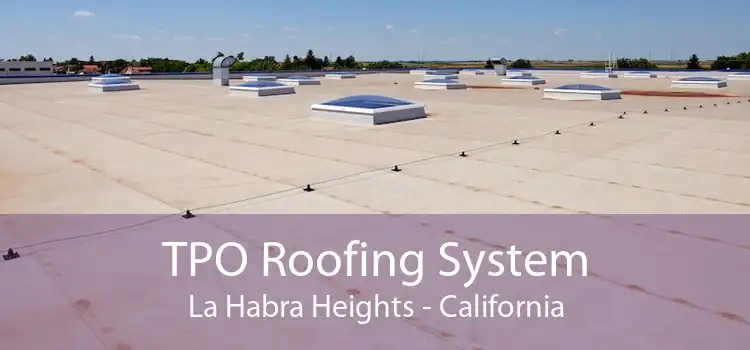 TPO Roofing System La Habra Heights - California