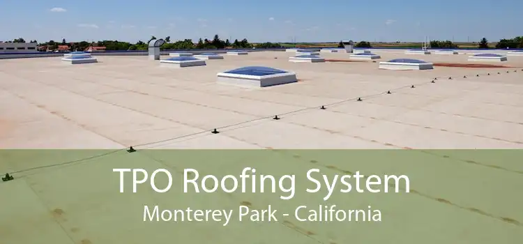 TPO Roofing System Monterey Park - California