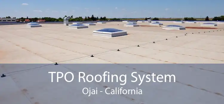 TPO Roofing System Ojai - California