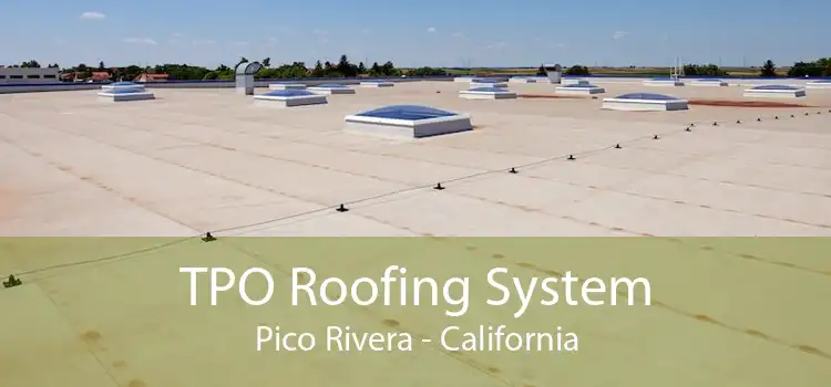 TPO Roofing System Pico Rivera - California