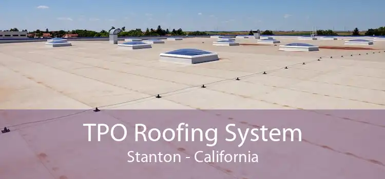 TPO Roofing System Stanton - California