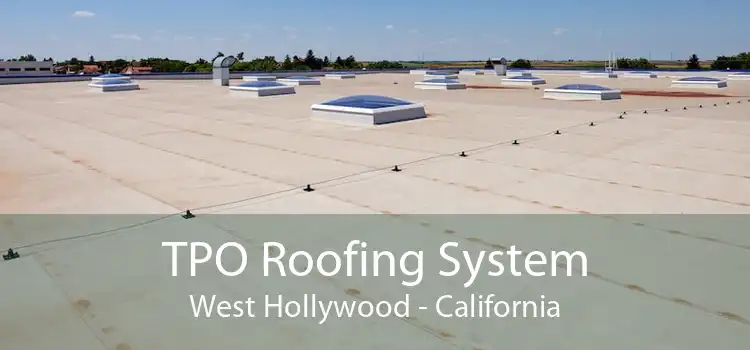 TPO Roofing System West Hollywood - California